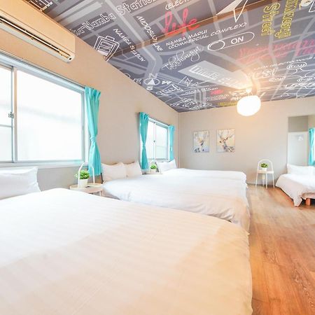 Sanacion Namba 難波千日前の5Ldk120平米 駅徒歩2分 広々バルコニーでバーベキューも可能 Apartment Osaka Bagian luar foto